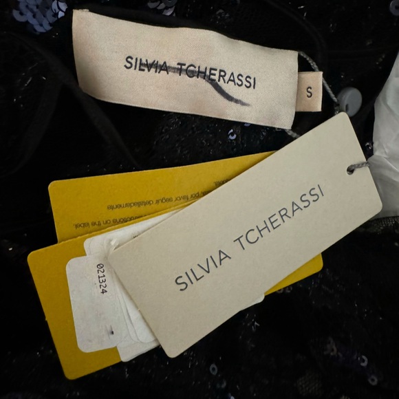 Silvia Tcherassi Andria Sequined Lace Gown - Picture 7 of 7